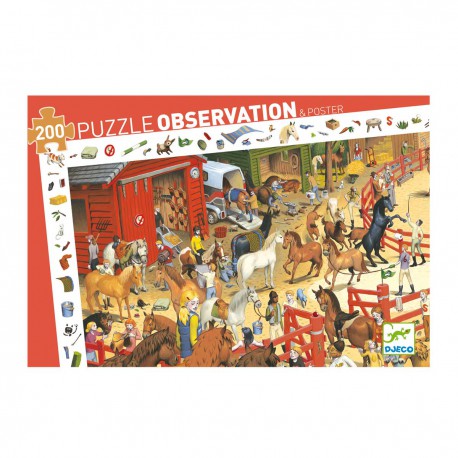 Puzzle d'observation- l'Equitation