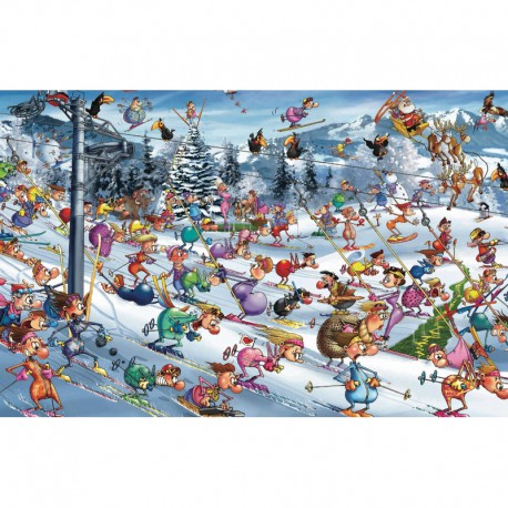 Puzzle humoristique -Ruyer: Le ski de Noël